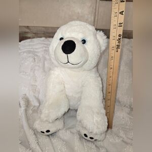Retired Build A Bear Polar Bear Plush 2013 Winter Christmas Soft